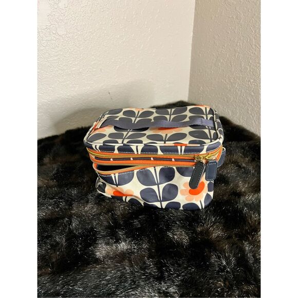 Orla Kiely Bags Orla Kiely For Target Double Zip Train Case Cosmetic Bag Two Compartments
